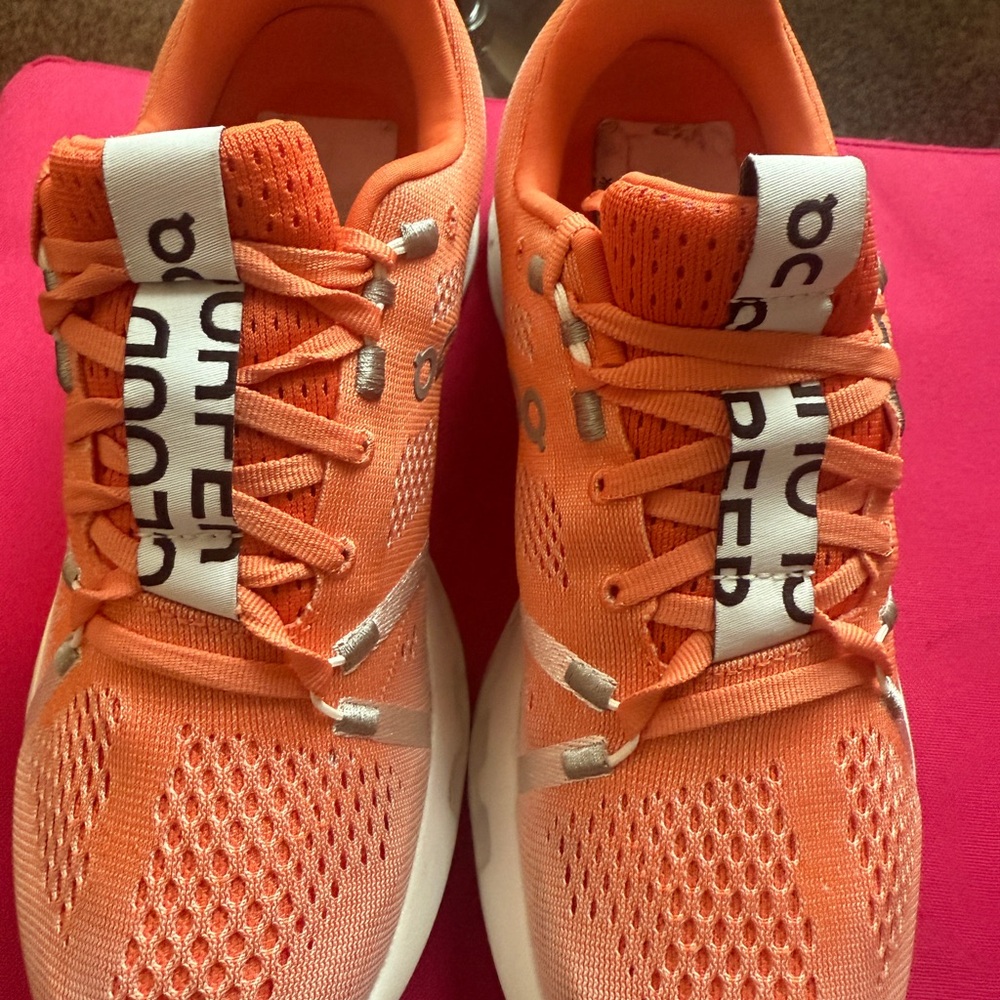 On Running Women's Orange Running Shoes - Picture 4 of 5